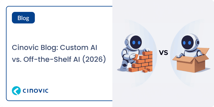 Custom AI vs. off-the-shelf AI: build vs buy guide for enterprises